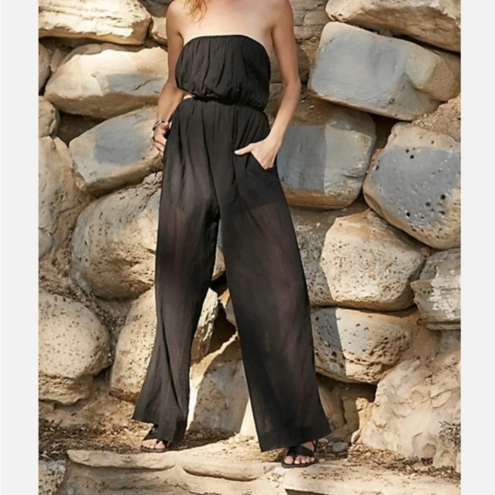 Free People Cut Out For It Jumpsuit - Picture 3 of 11